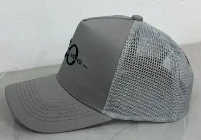 Grey Trucker Style Cap