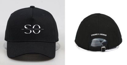 Black Trucker Style Cap